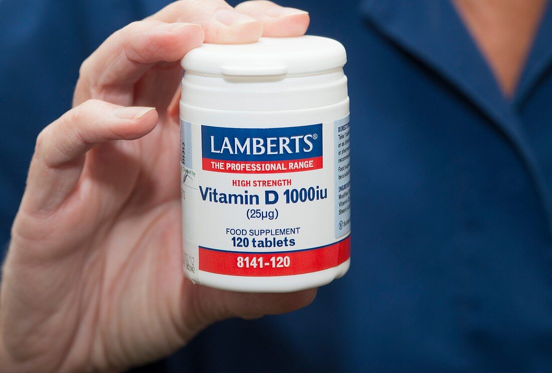 High-strength vitamin D tablets