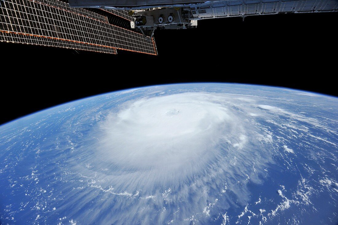 Hurricane Katia,ISS image