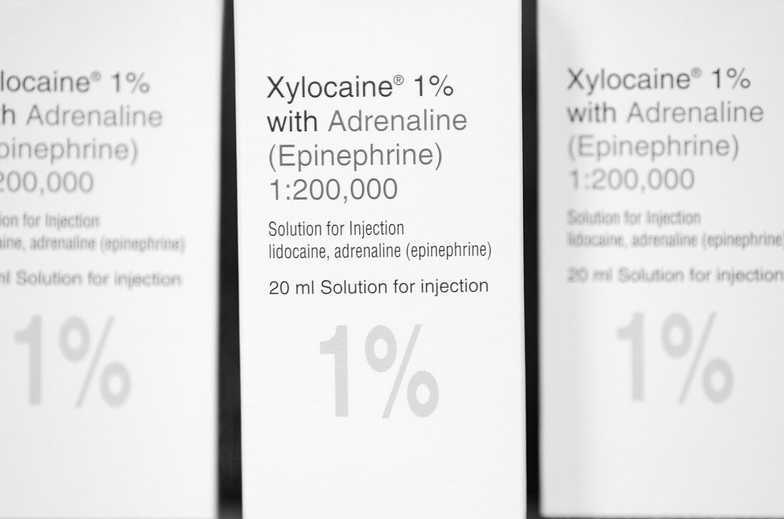 Xylocaine anaesthetic packets