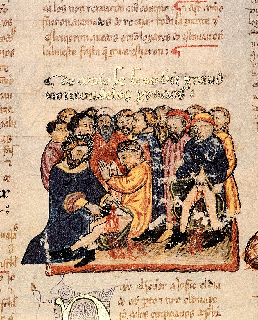 Circumcising the Israelites,1430 artwork