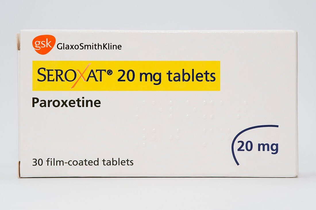 Paroxetine antidepressant drug