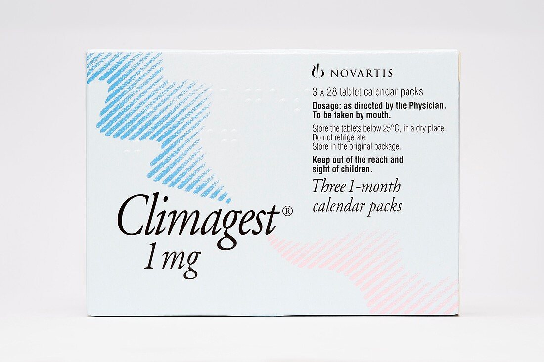 Climagest HRT drug