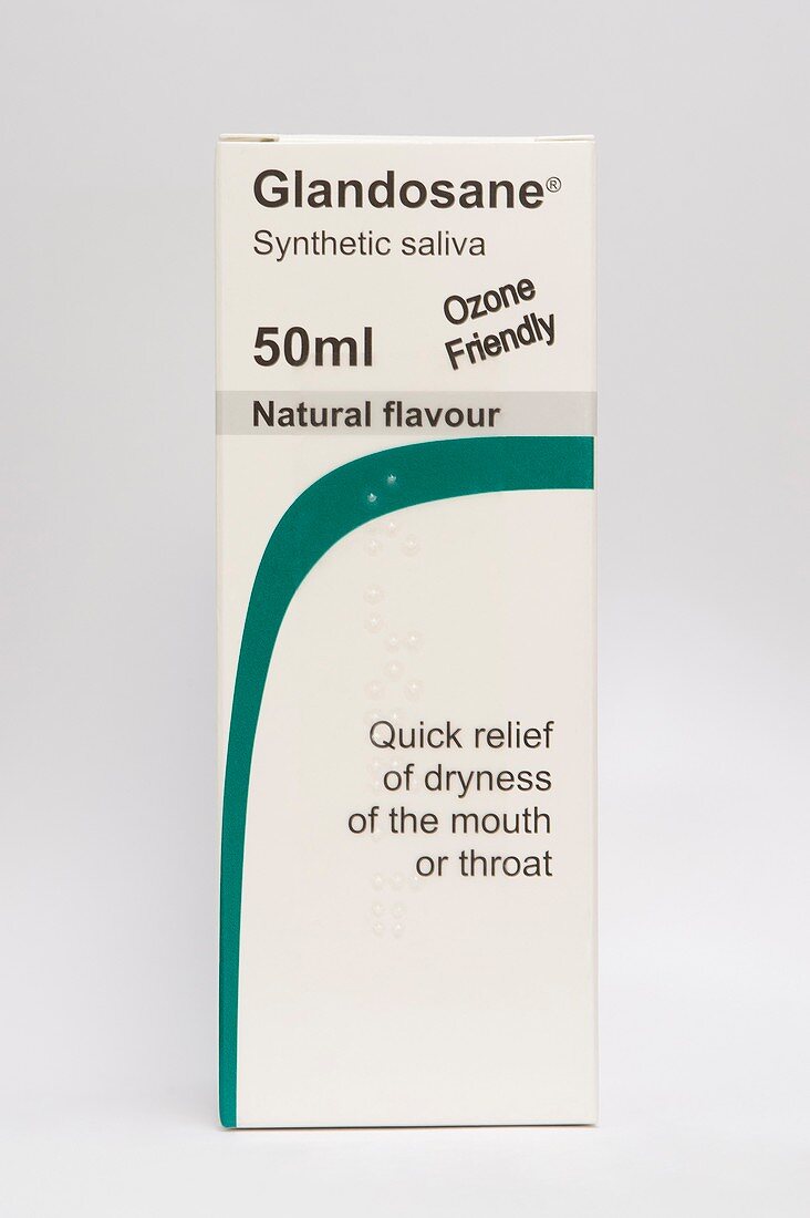 Synthetic saliva spray