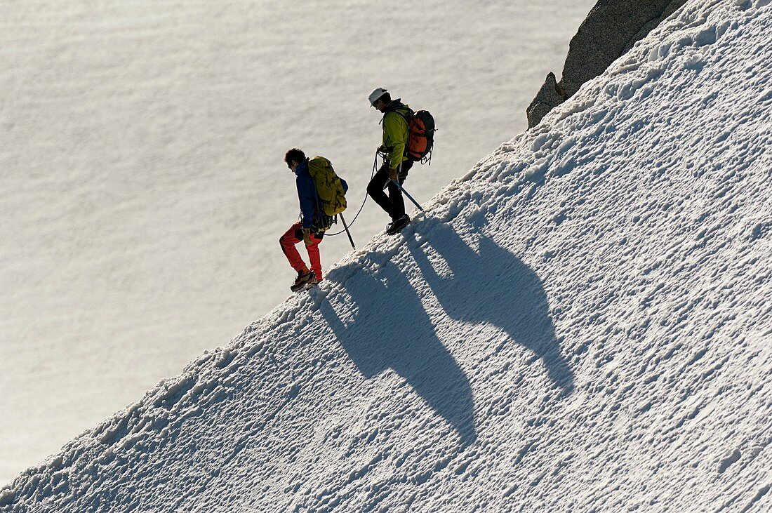 Mountaineering in the French Alps