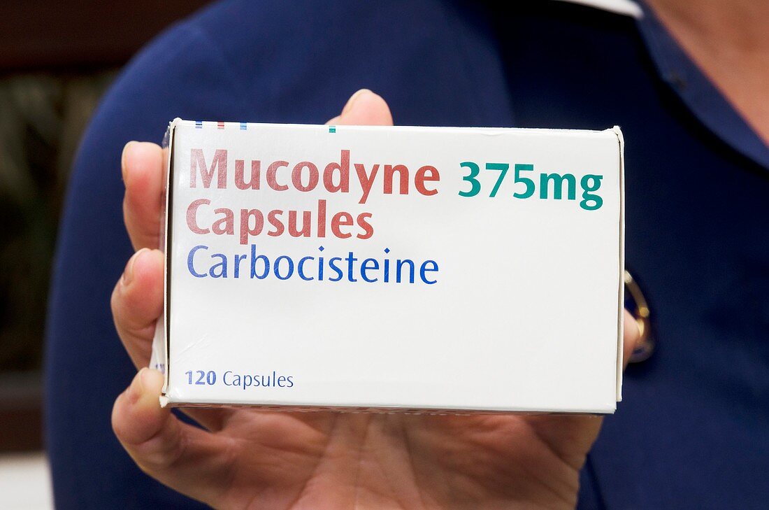 Pack of Mucodyne capsules