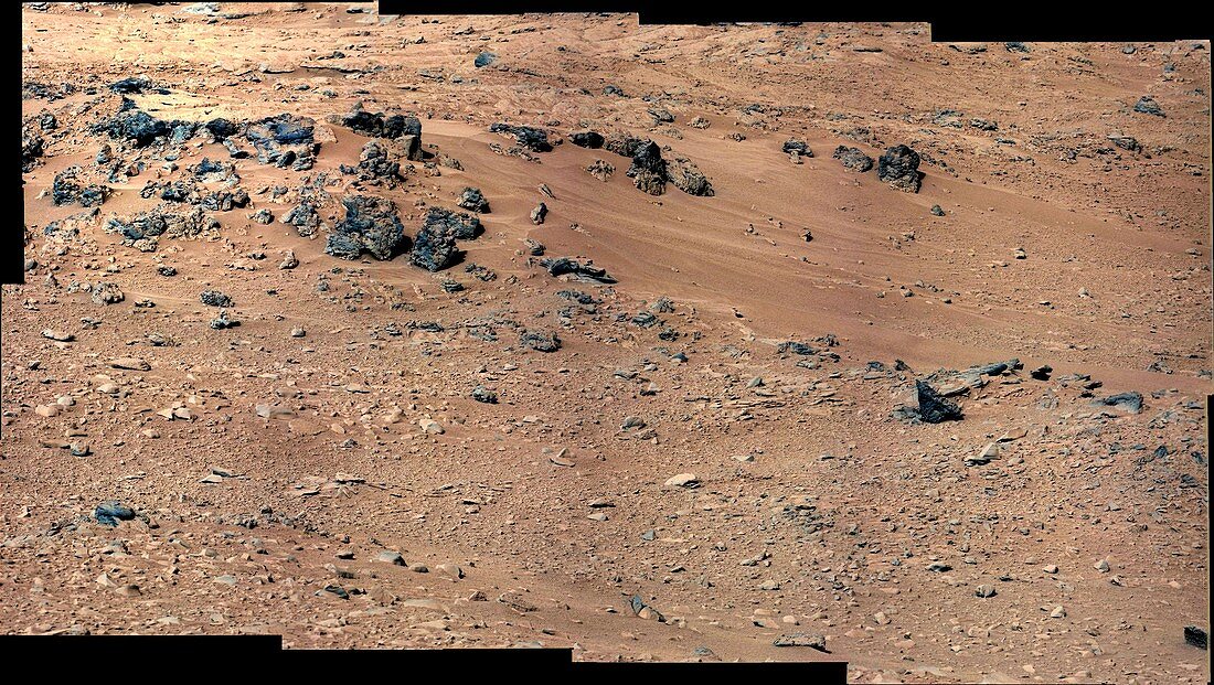 Rocknest site,Mars,Curiosity image