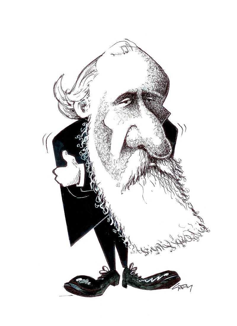 Lord Kelvin,caricature