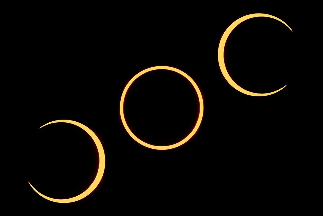 Annular solar eclipse,2005