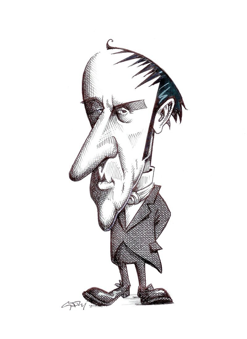 Augustin Cauchy,caricature