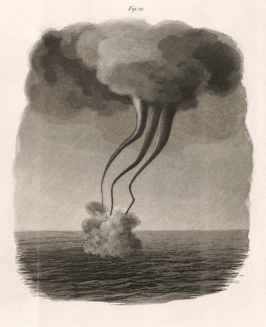 Waterspouts,19th century
