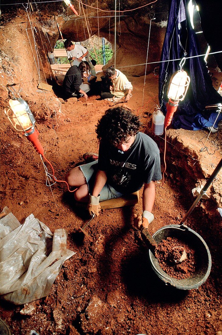 Atapuerca fossil excavation site