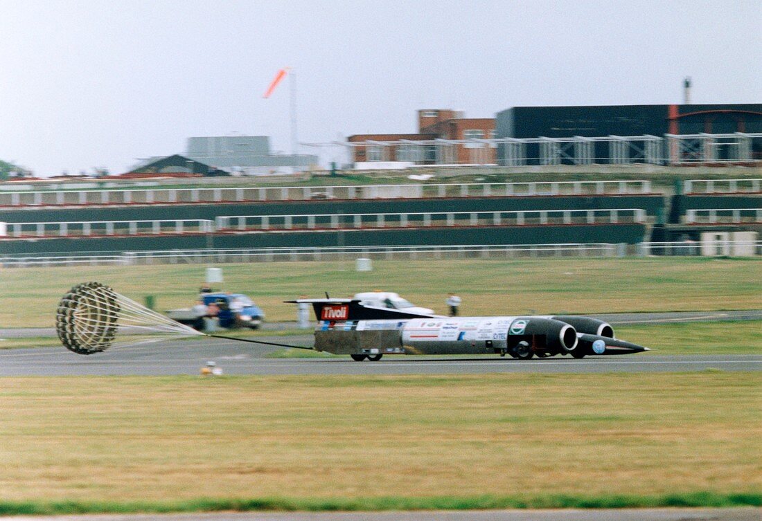 Thrust SSC supersonic car tests