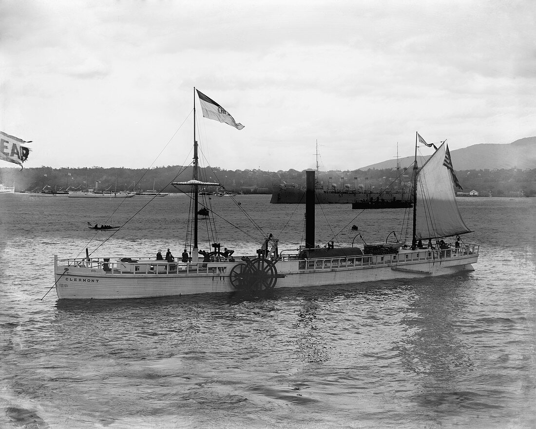 North River steamboat replica,1909