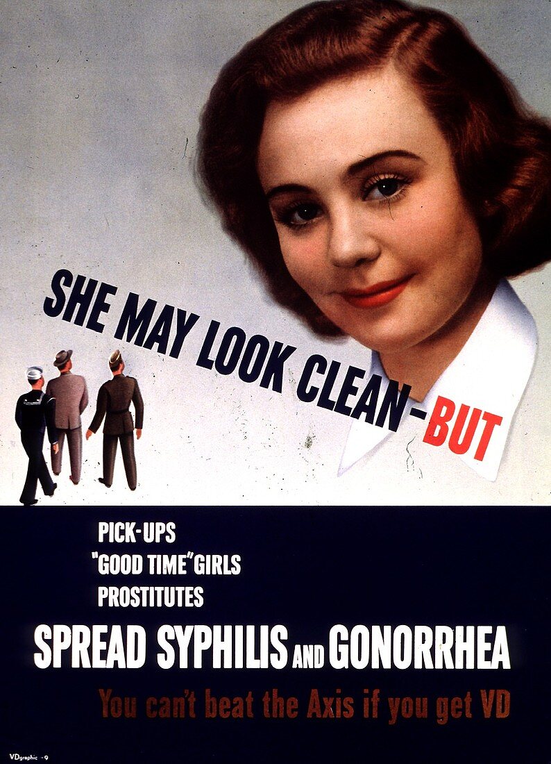 Venereal disease poster (c1940)