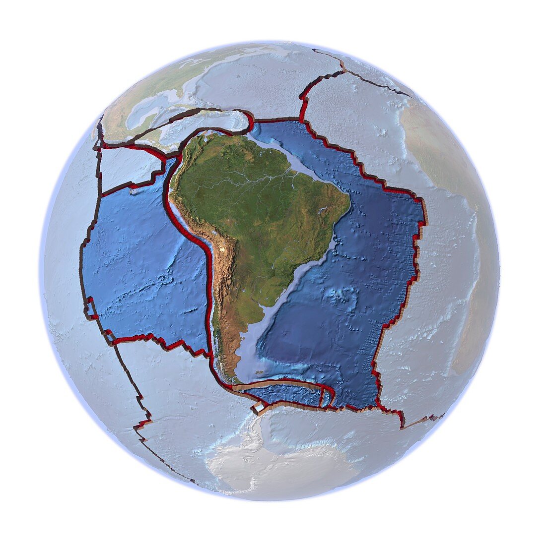 Global tectonics,South American Plate