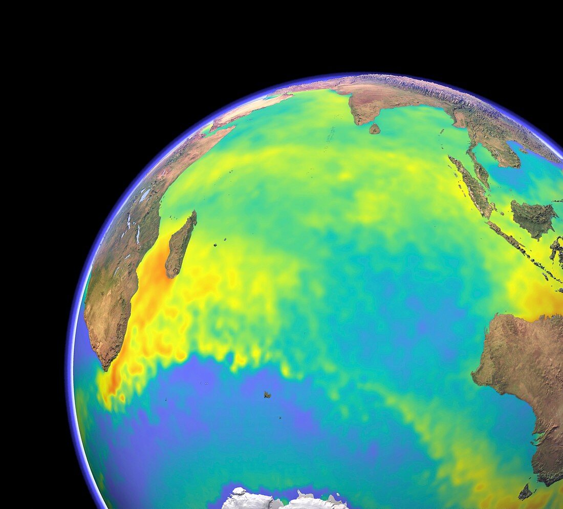 Indian Ocean,surface temperatures