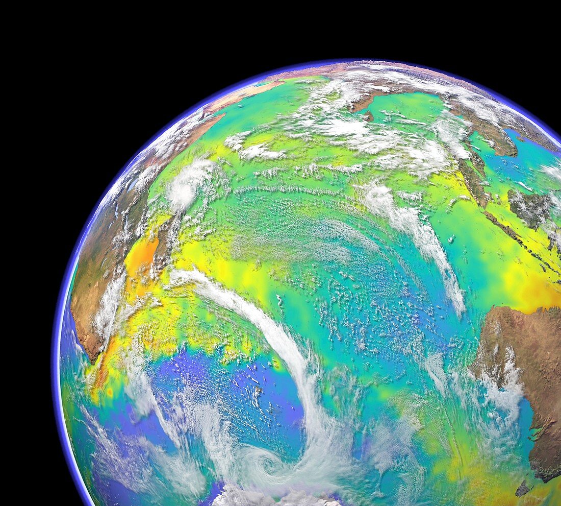 Indian Ocean,surface temperatures