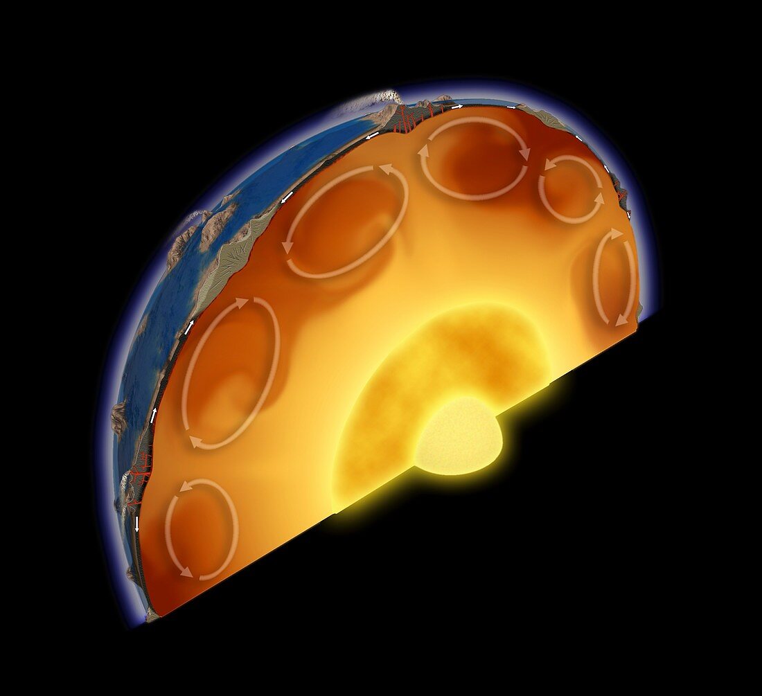 Early Earth's internal structure,artwork