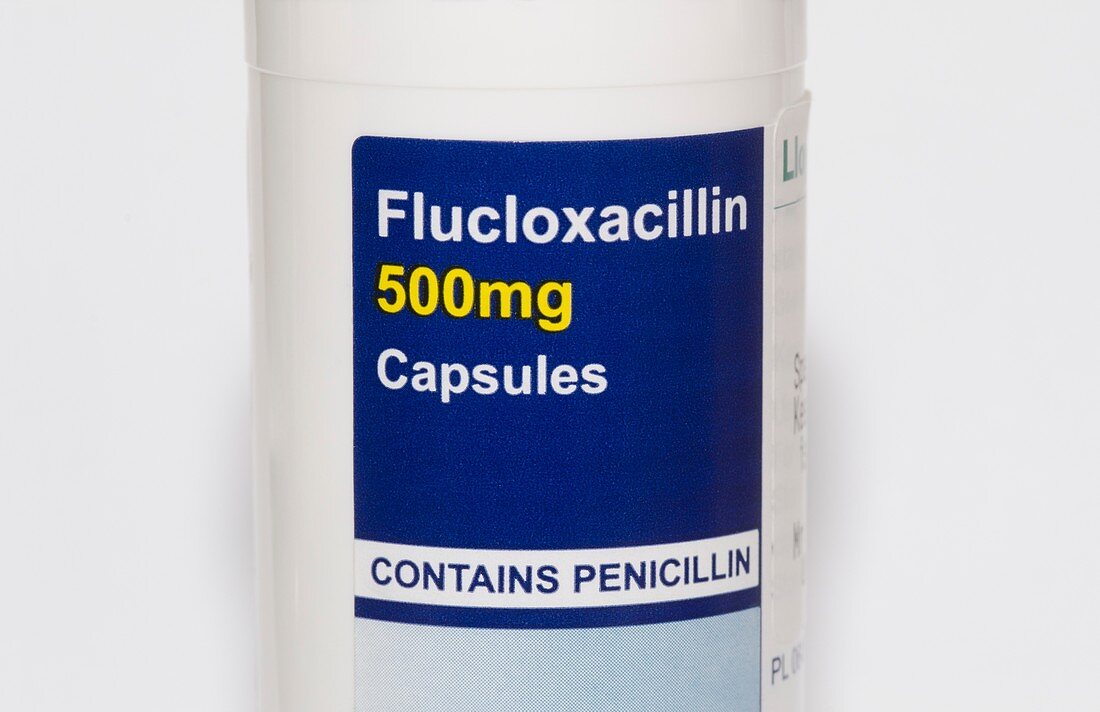 Flucloxacillin antibiotic drug