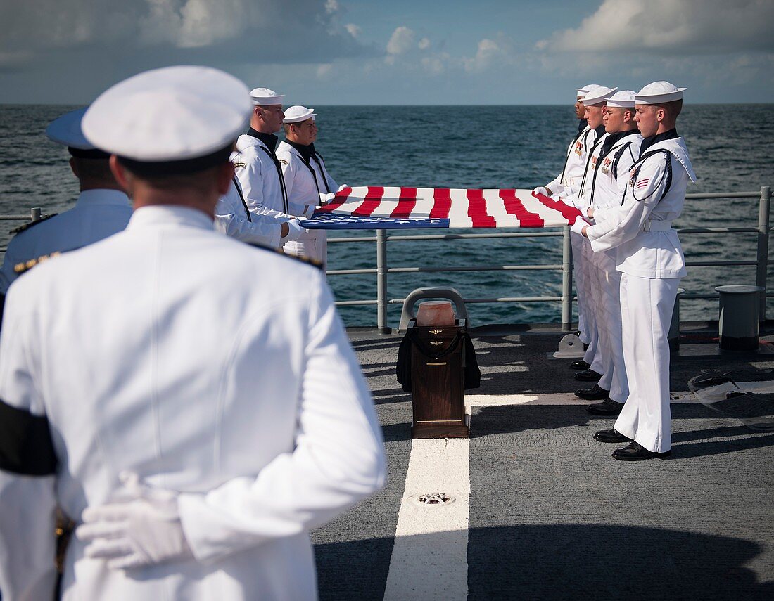 Neil Armstrong's burial at sea,2012
