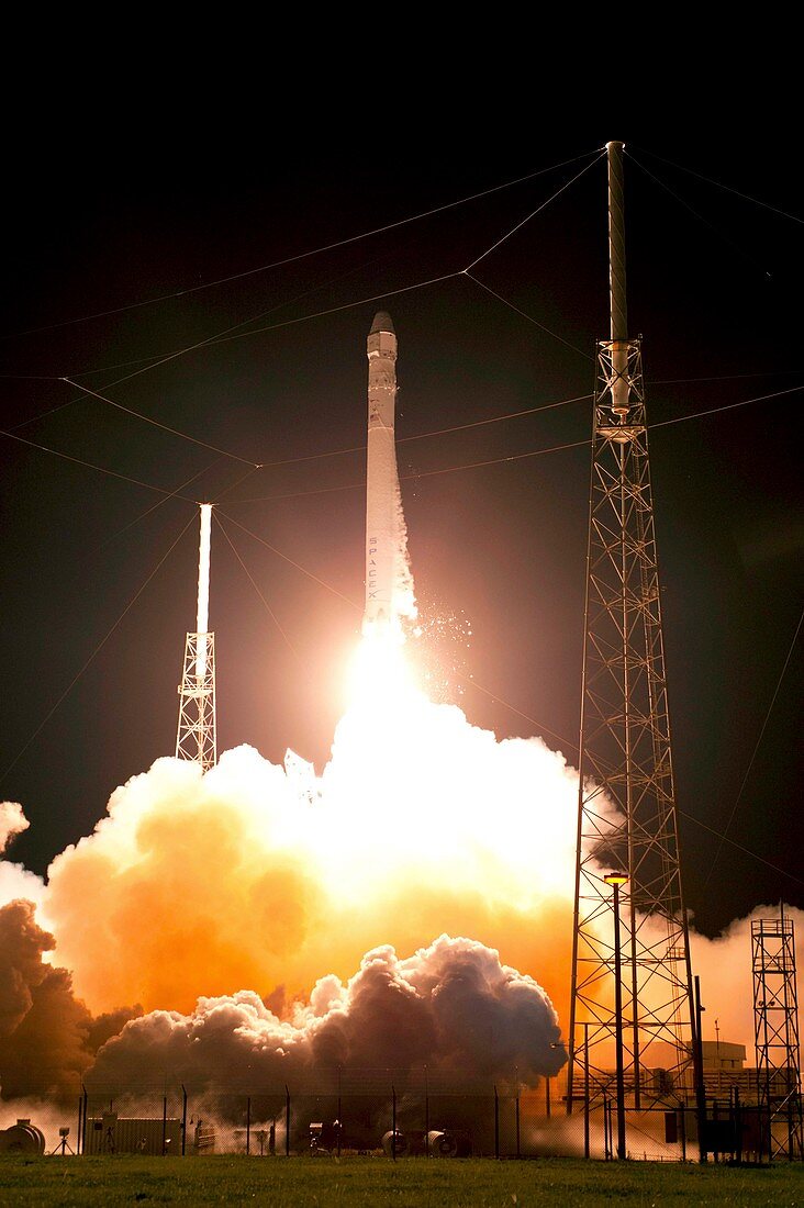Launch of first SpaceX mission,2012