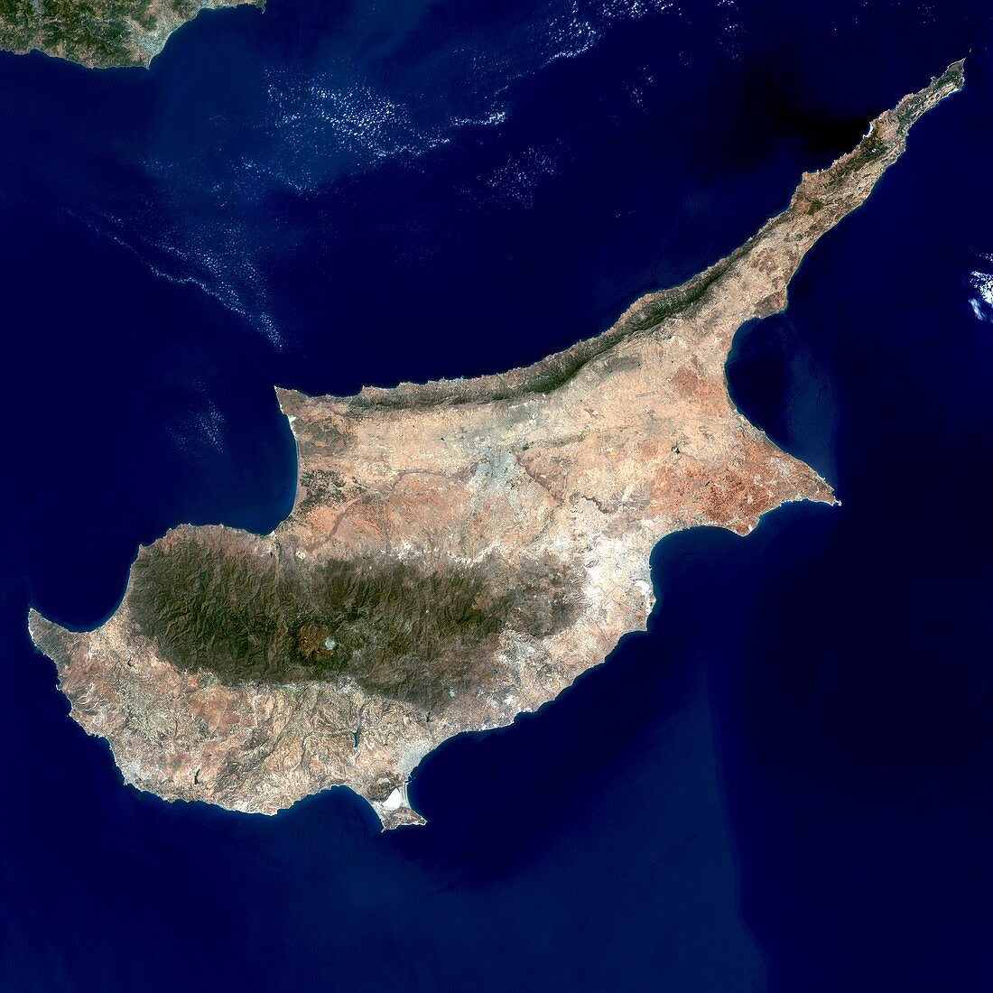 Cyprus,satellite image