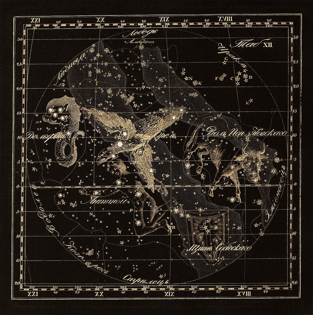 Aqulia constellations,1829