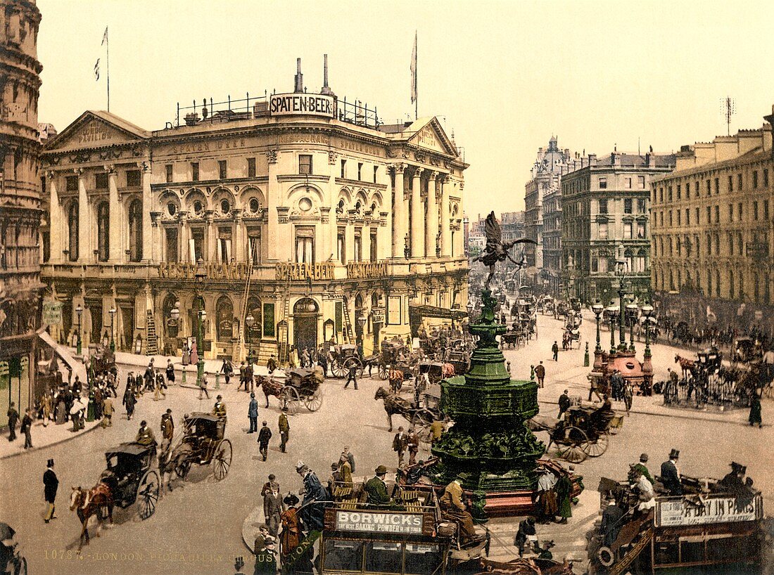 Piccadilly Circus,London,1890s