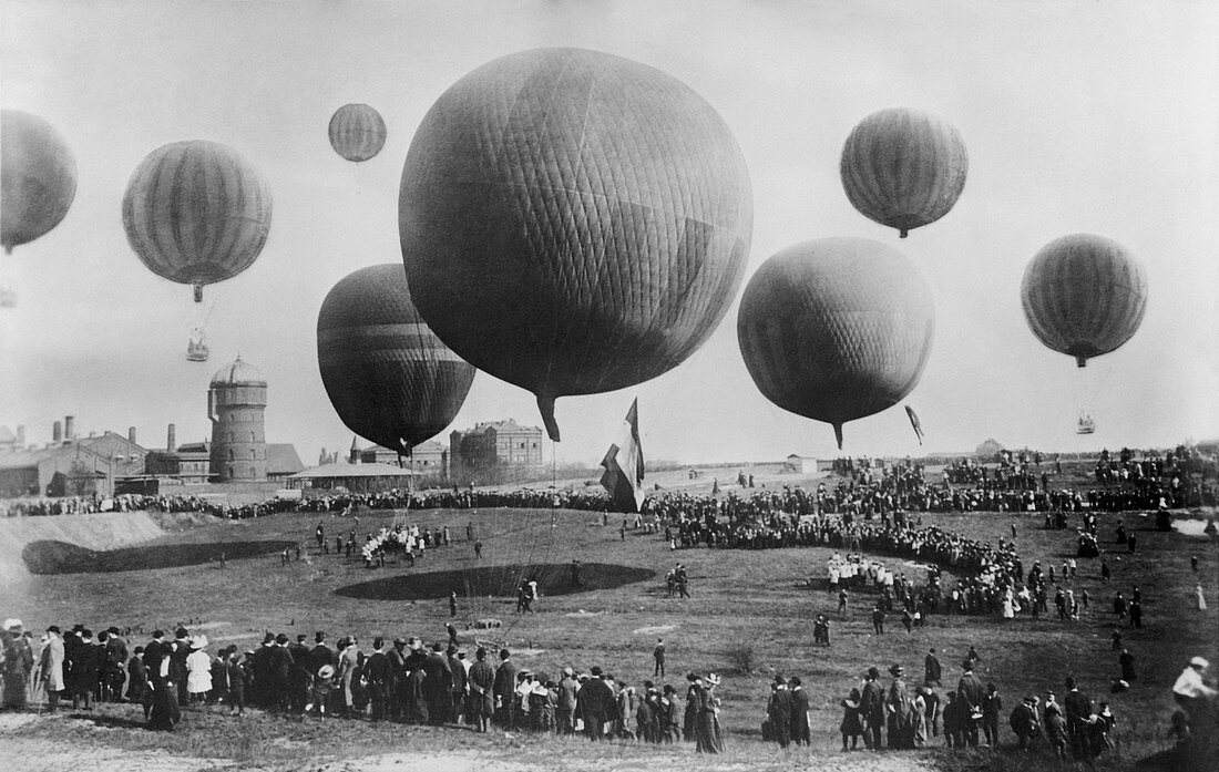Berlin Balloon Race,1908