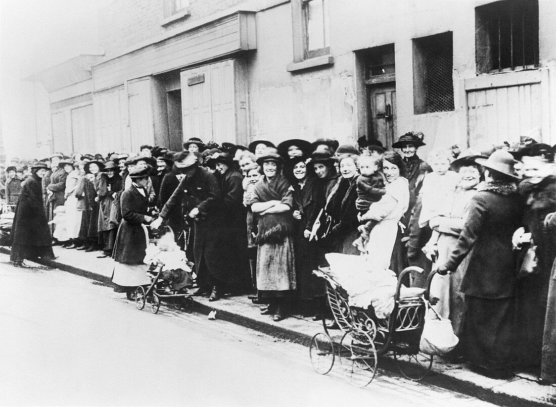 British bread line,World War I