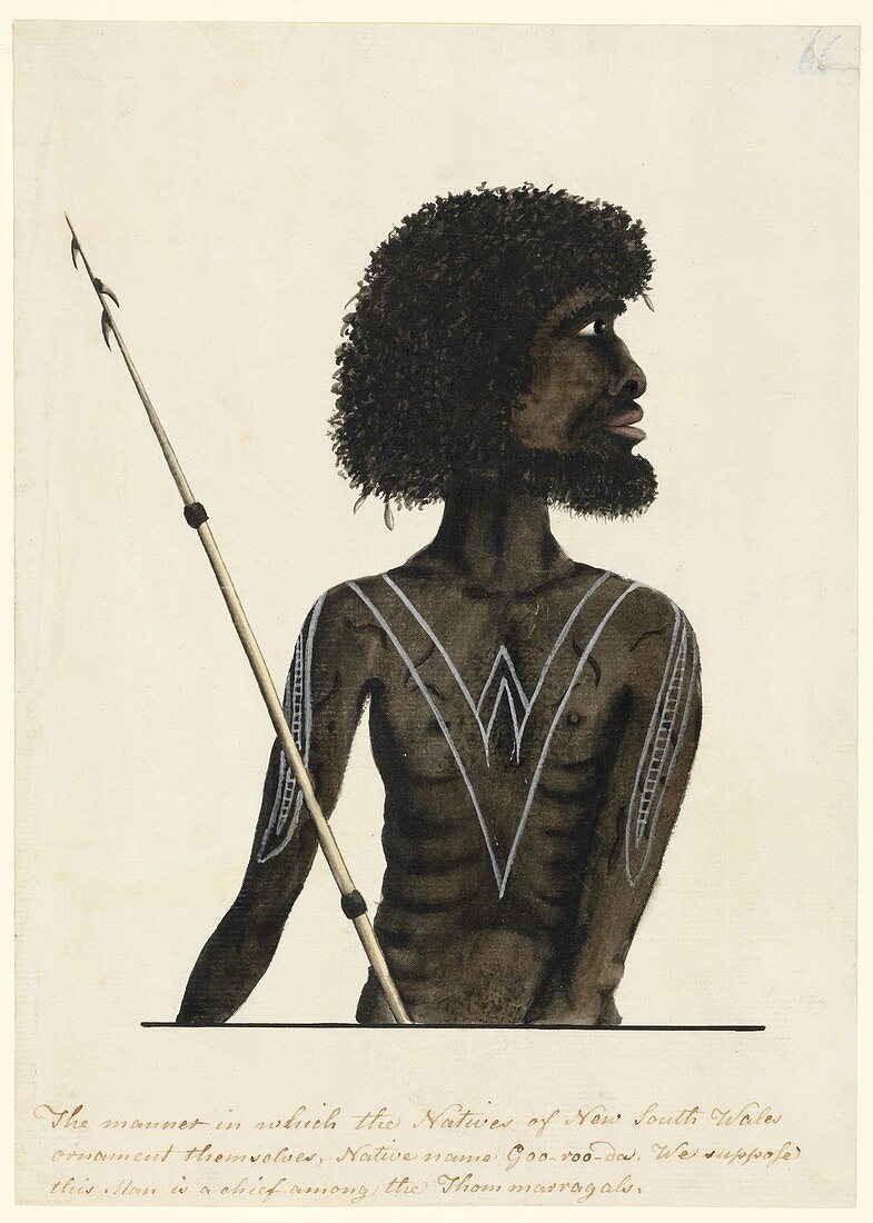 Australian aborigine,18th century