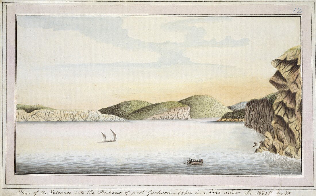 Port Jackson Harbour,18th century