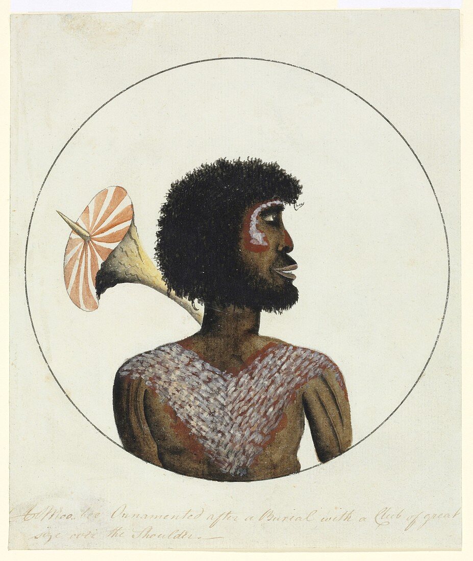 Australian aborigine,18th century