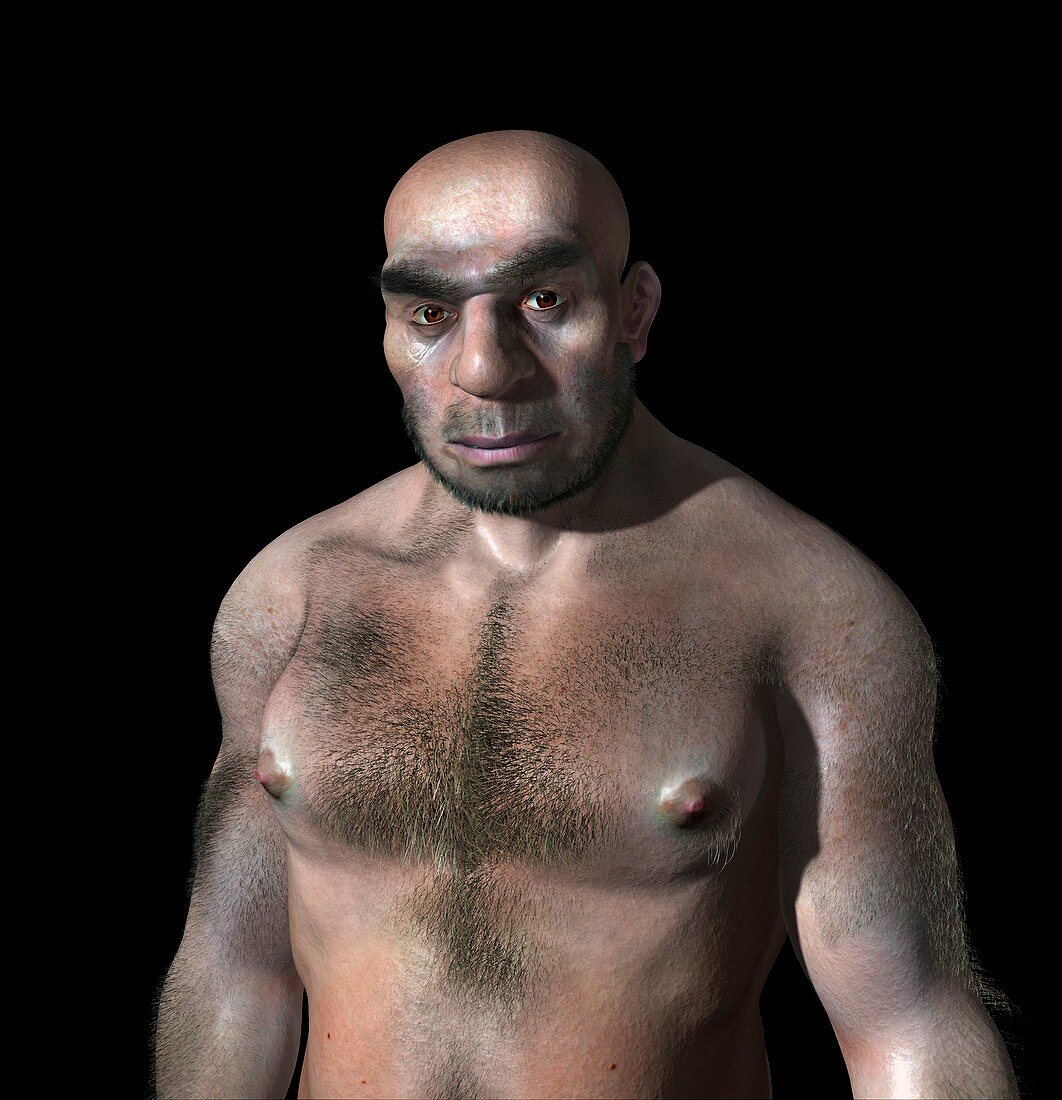 Neanderthal man,artwork