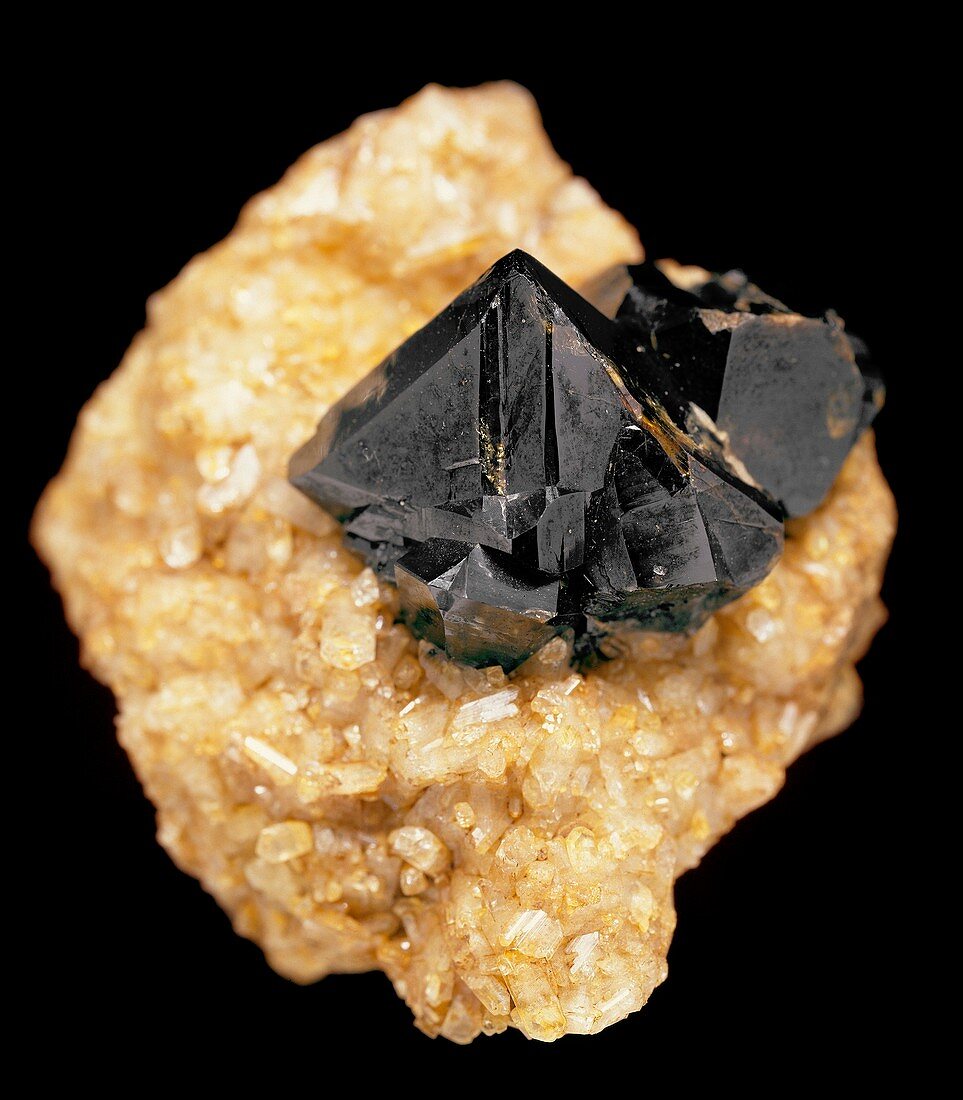 Cassiterite crystals