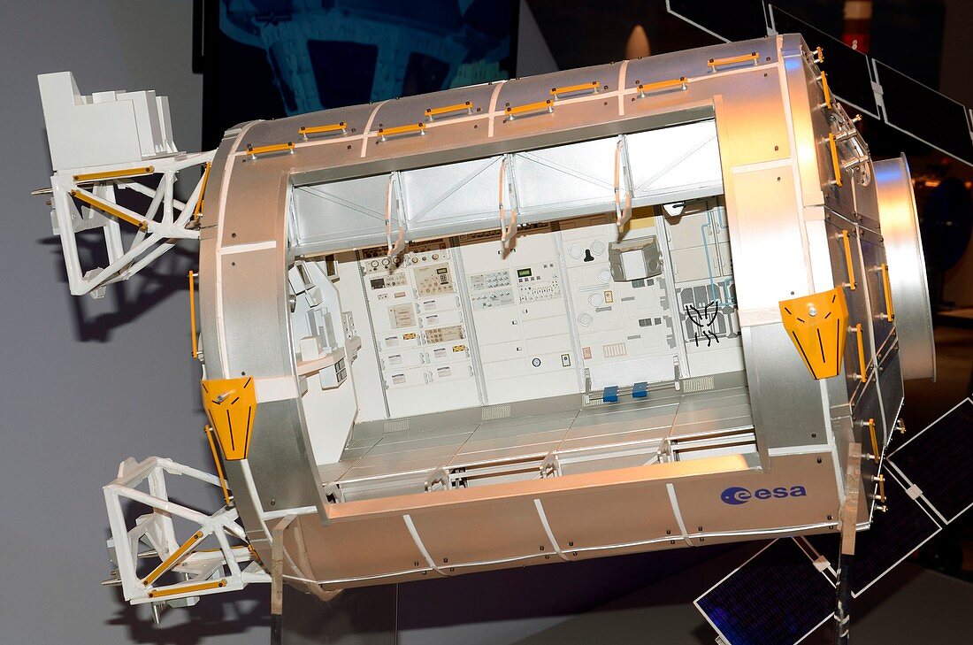 ISS Columbus laboratory,exhibit model