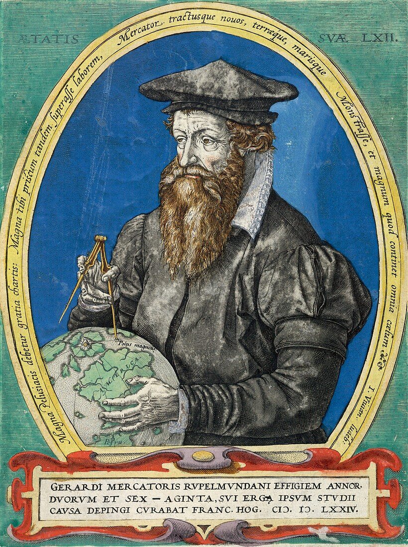 Gerardus Mercator,Dutch cartographer