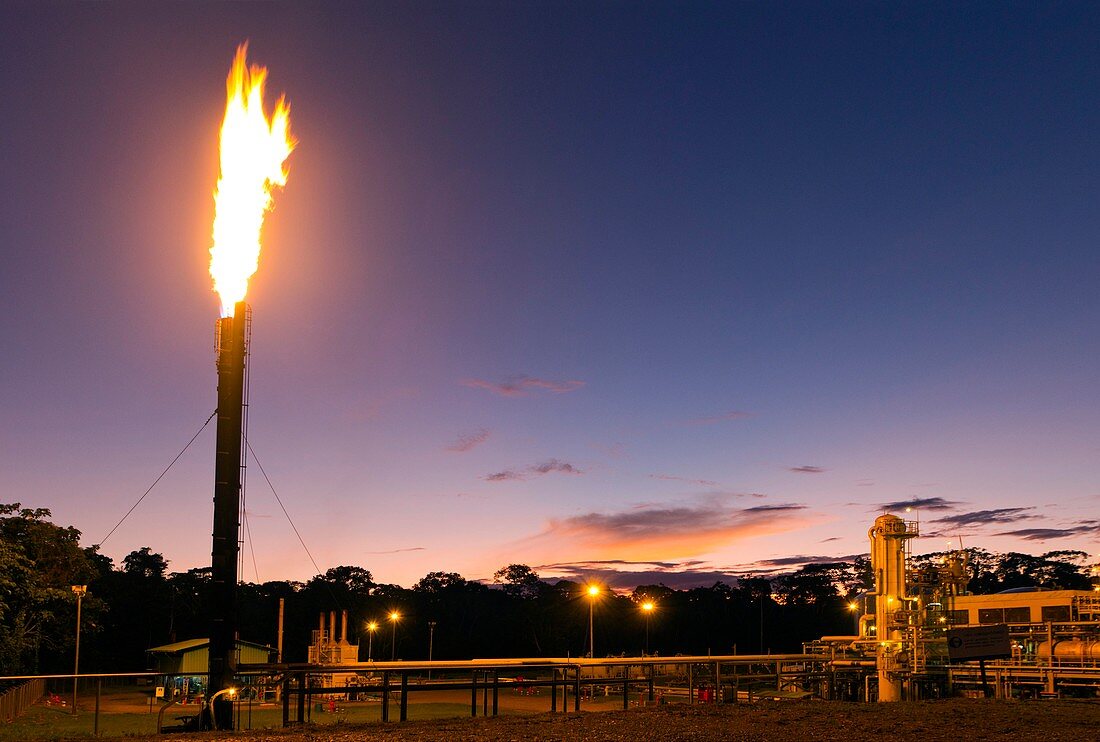 Petroleum plant,Amazonian Ecuador