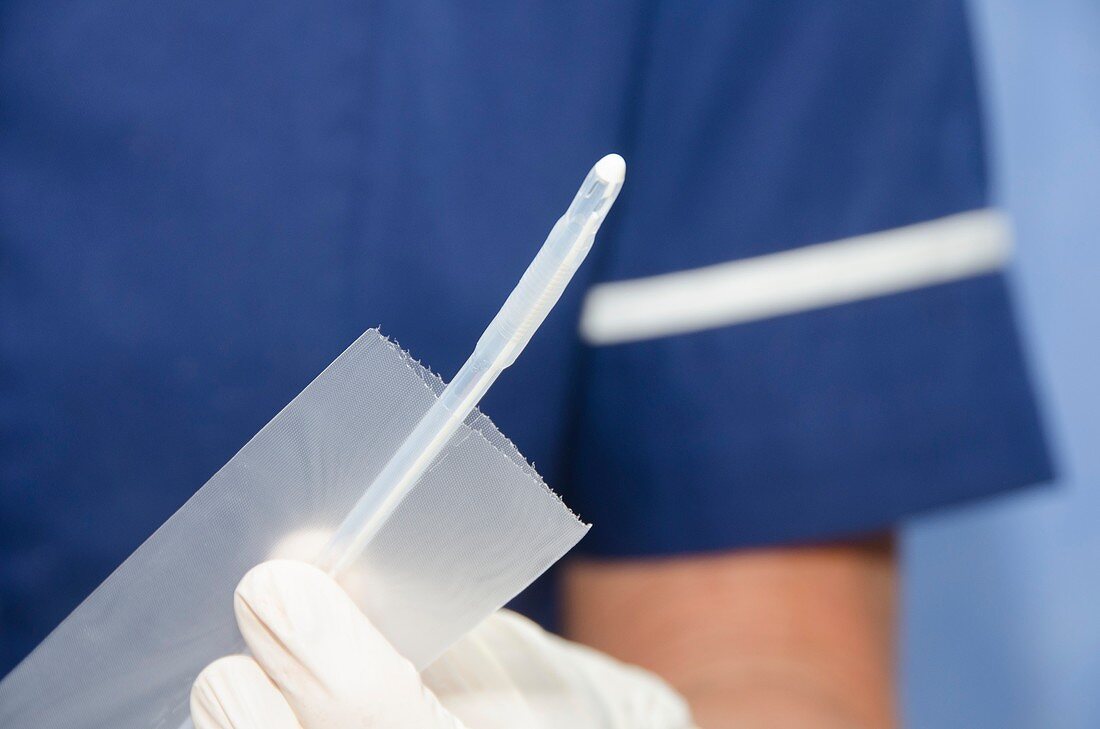 Tip of a urinary catheter