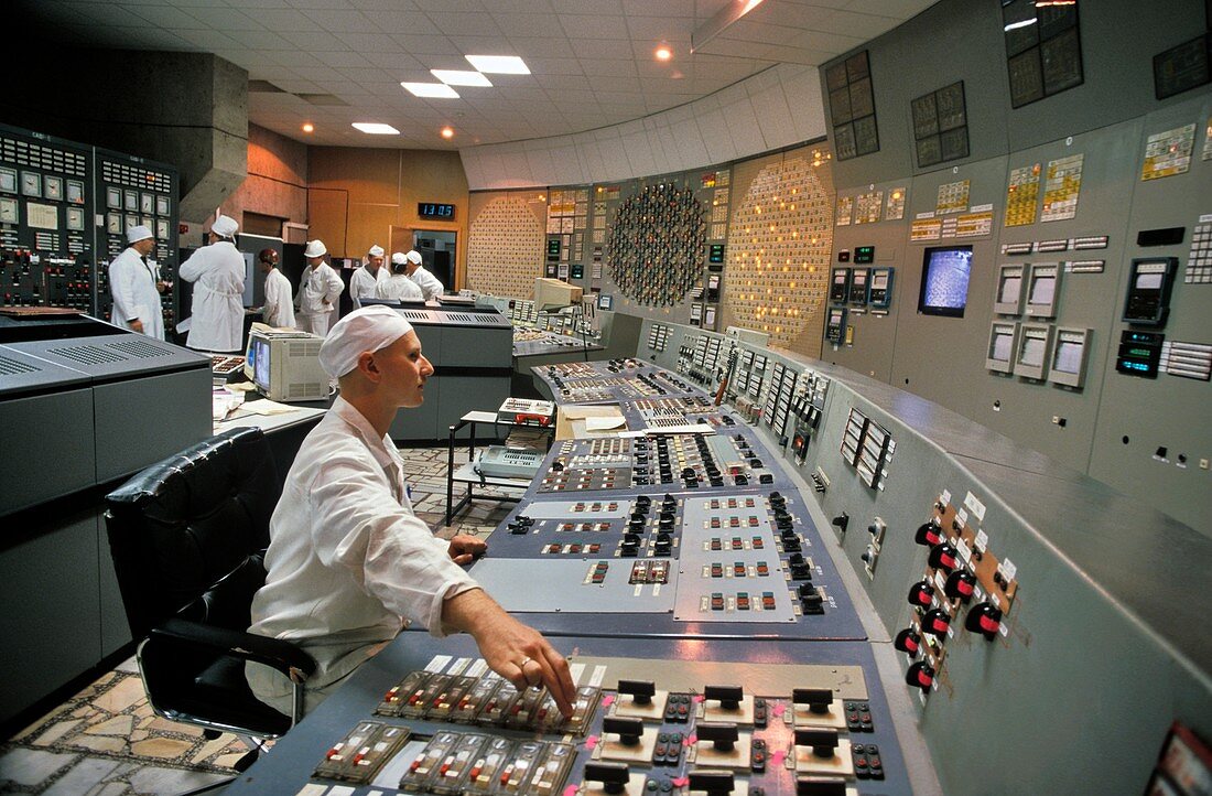 Chernobyl reactor 3 control room