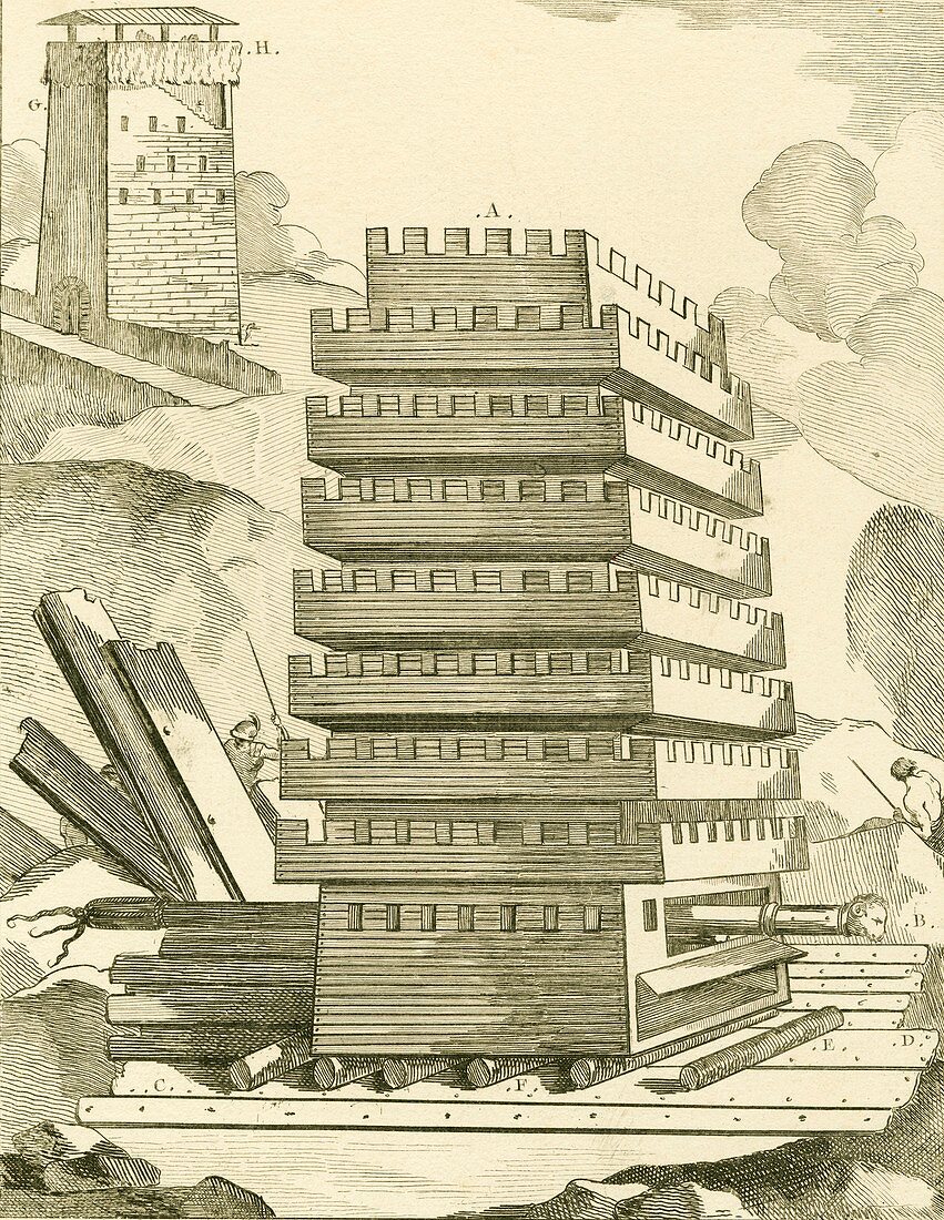 Helepolis siege tower,305 BC