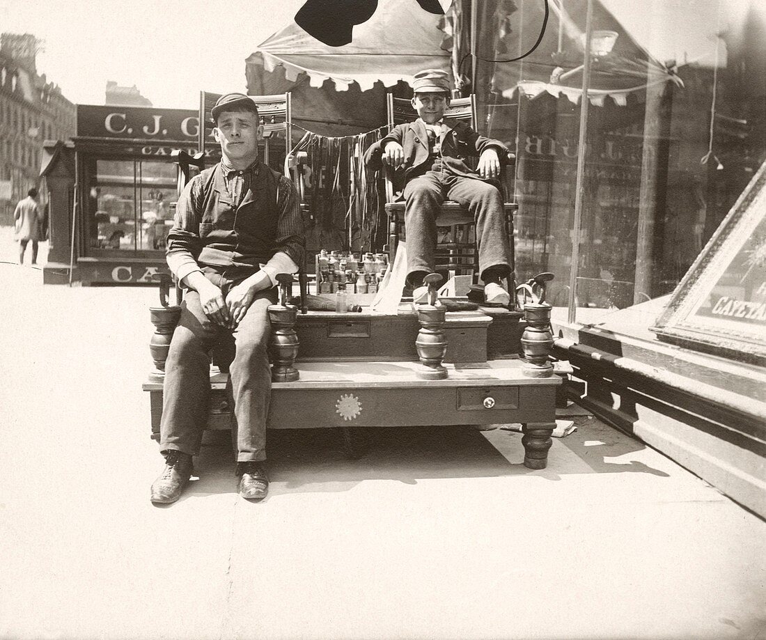 Bootblacks,New York City,1890s