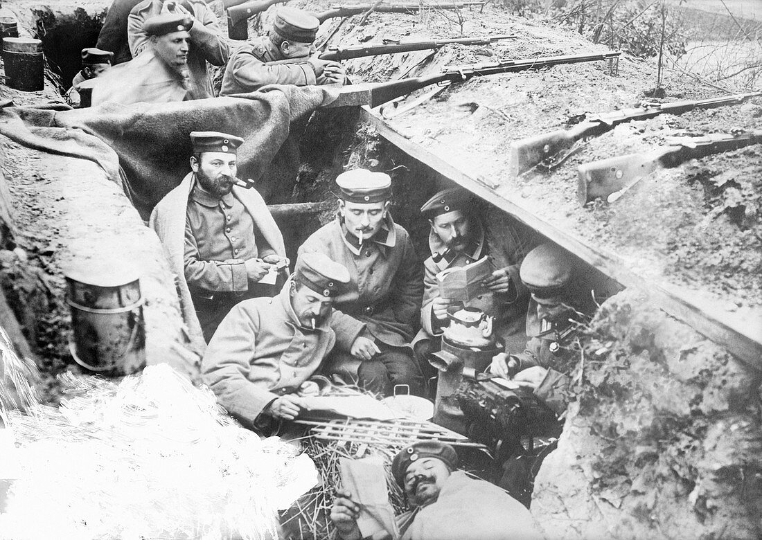 German trenches,World War I