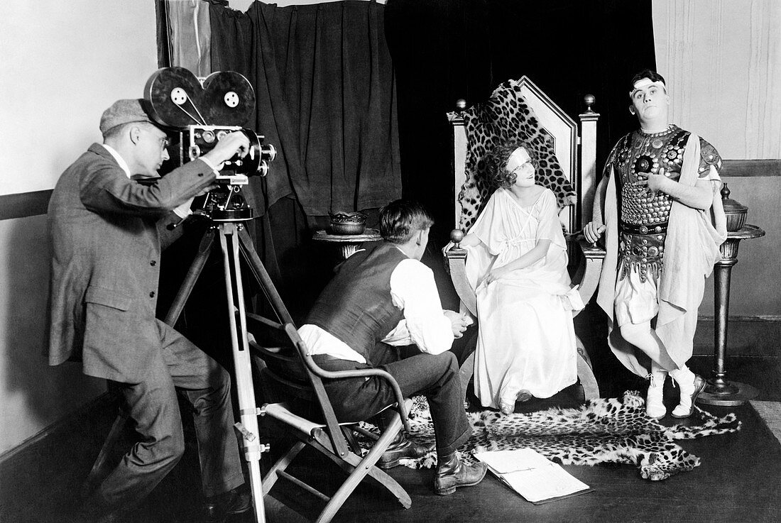Silent film production,1922