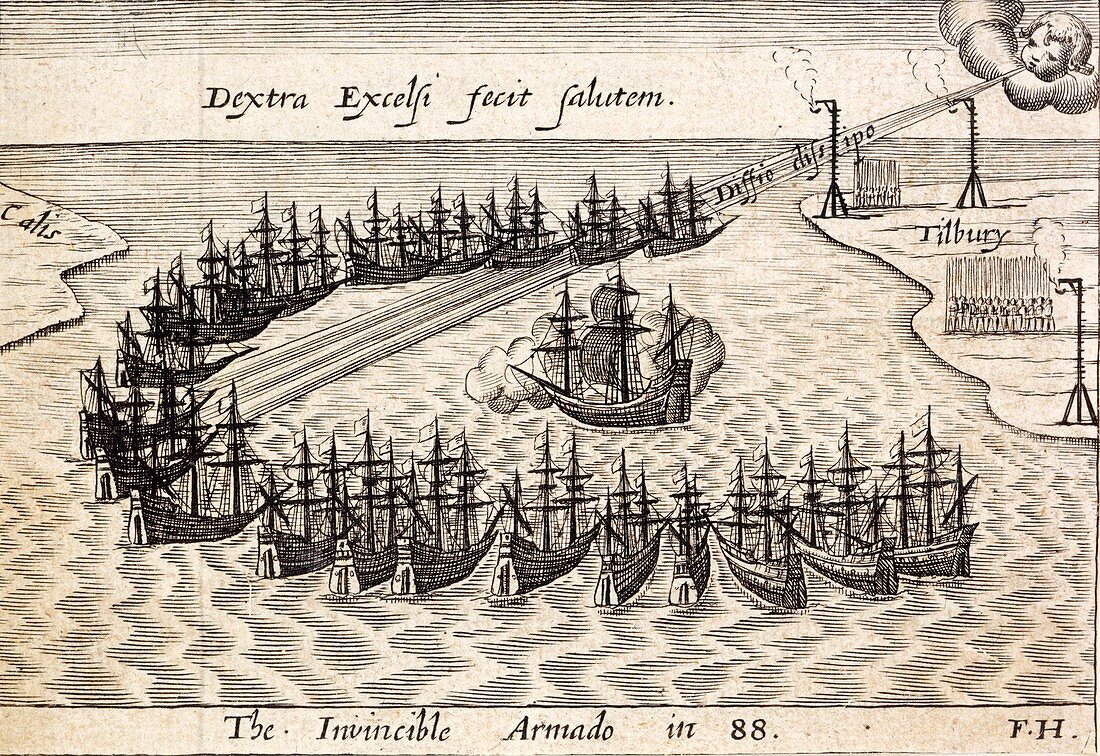 The Spanish Armada,1588