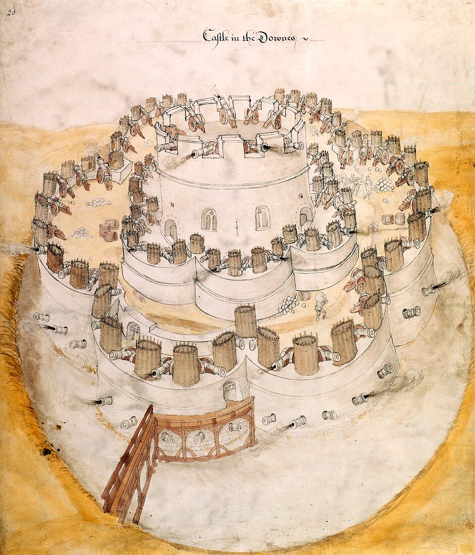 Kent artillery fort,16th century