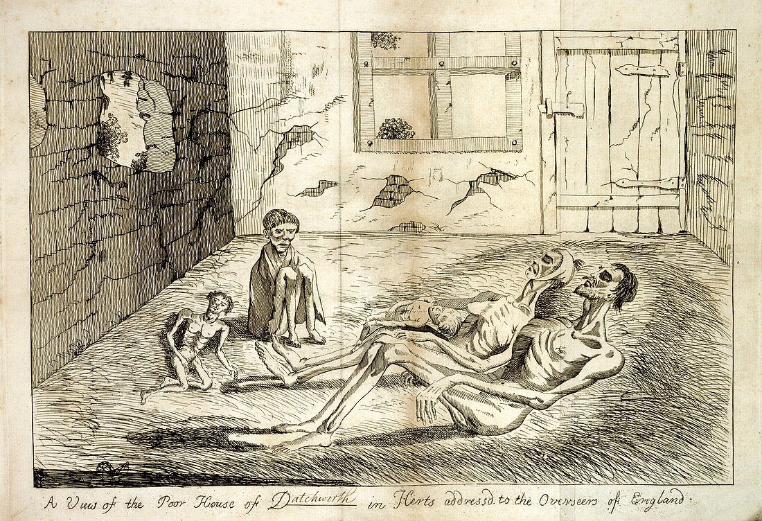 Rural poverty and starvation,1760s