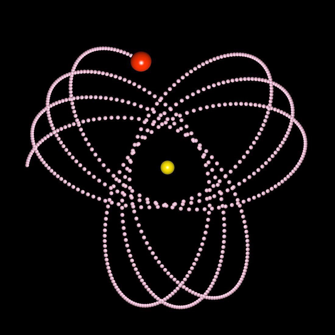Rosetta orbit around black hole,artwork