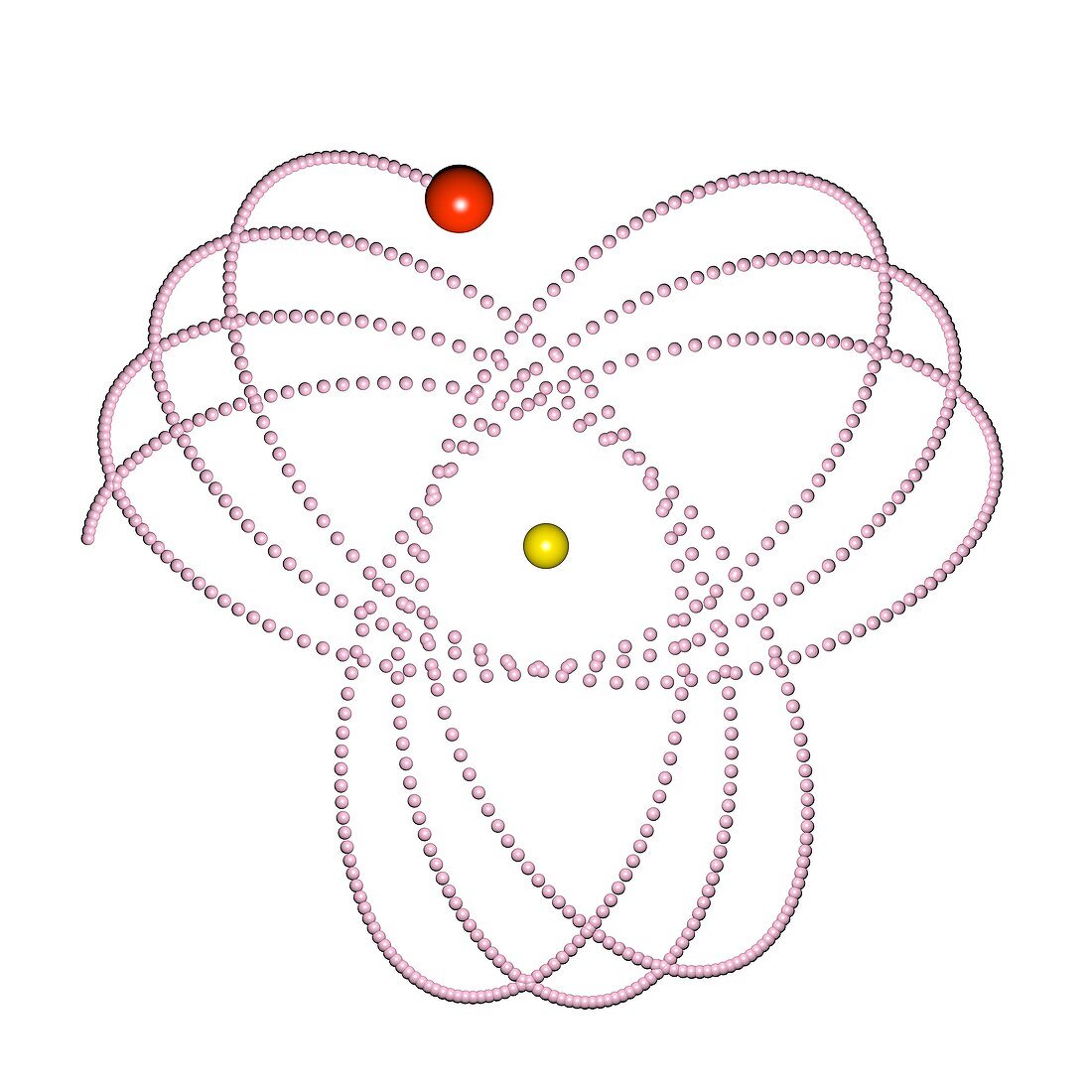 Rosetta orbit around black hole,artwork