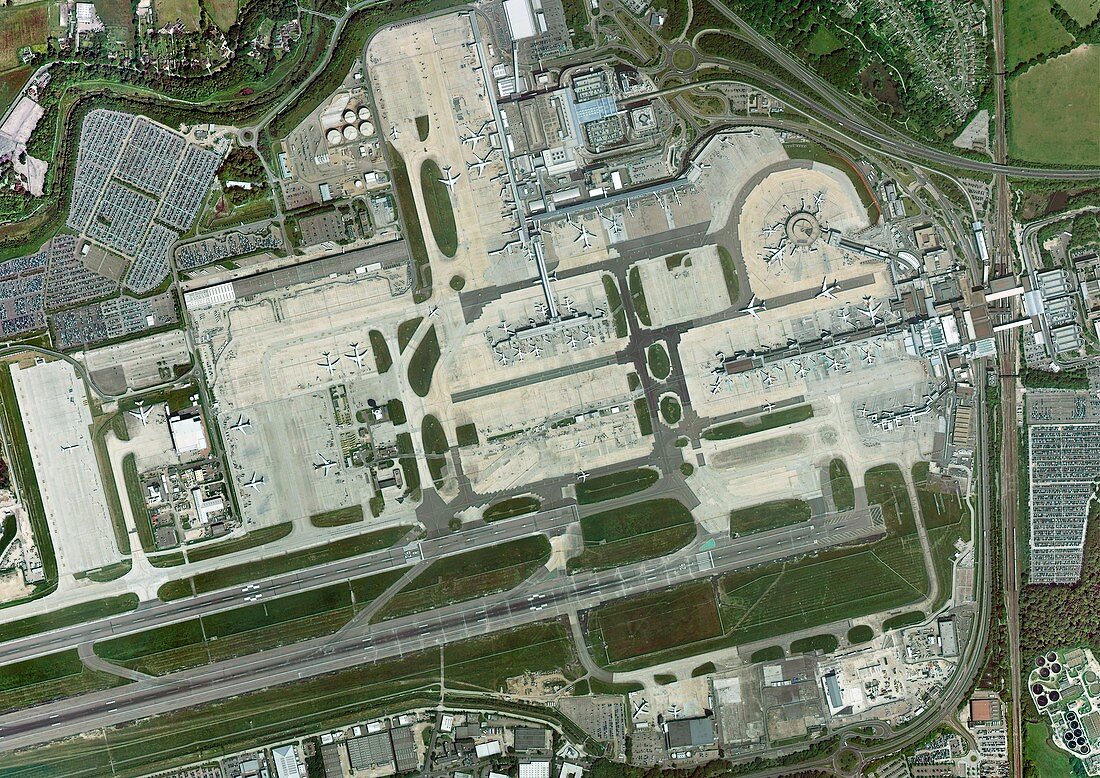 Gatwick airport,aerial photograph